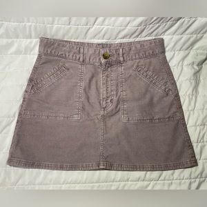 NWT American eagle lilac corduroy hi rise a line skirt size 6